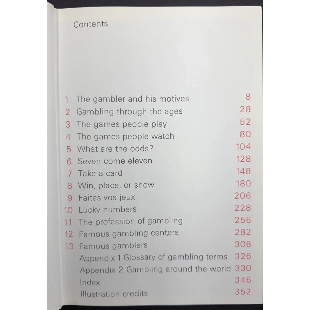 The Complete Illustrated Guide to Gambling by Alan Wykes Hardcover 1964 VTG